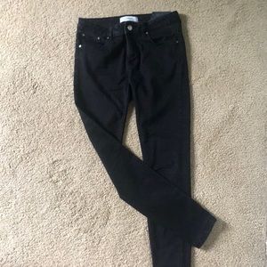 Zara Women Skinny Black Jeans